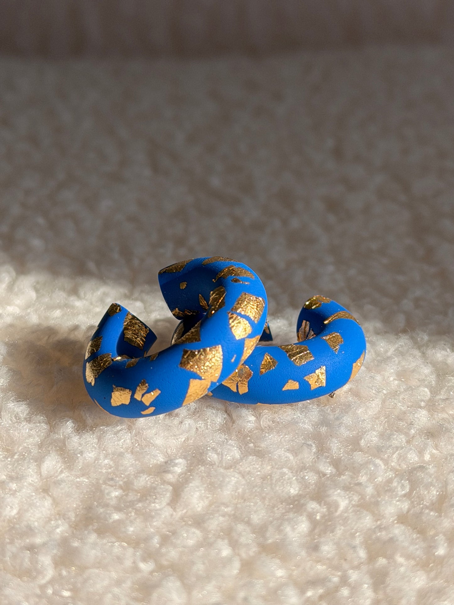 Animal print gold Earcuff