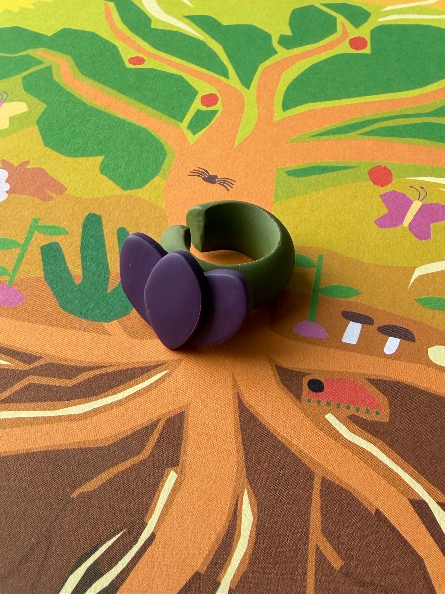 Lavender Earcuff