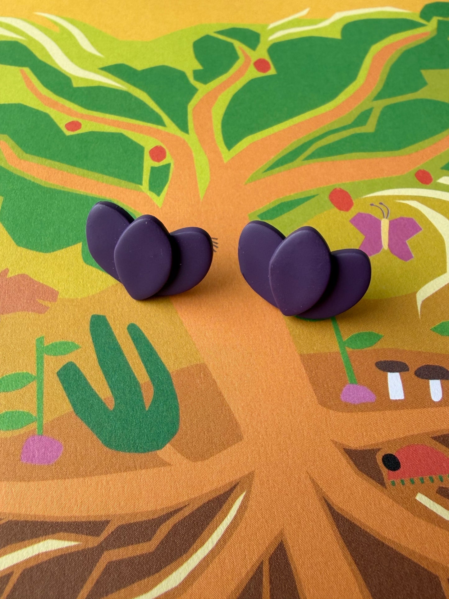 Lavender Stud earrings