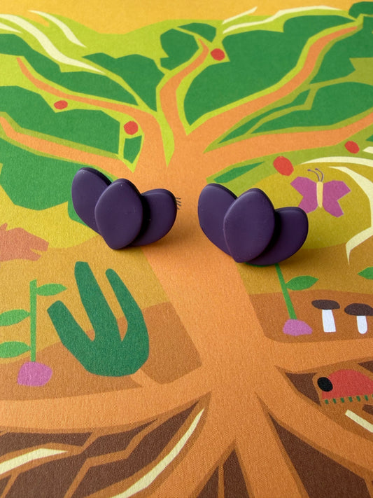 Lavender Stud earrings